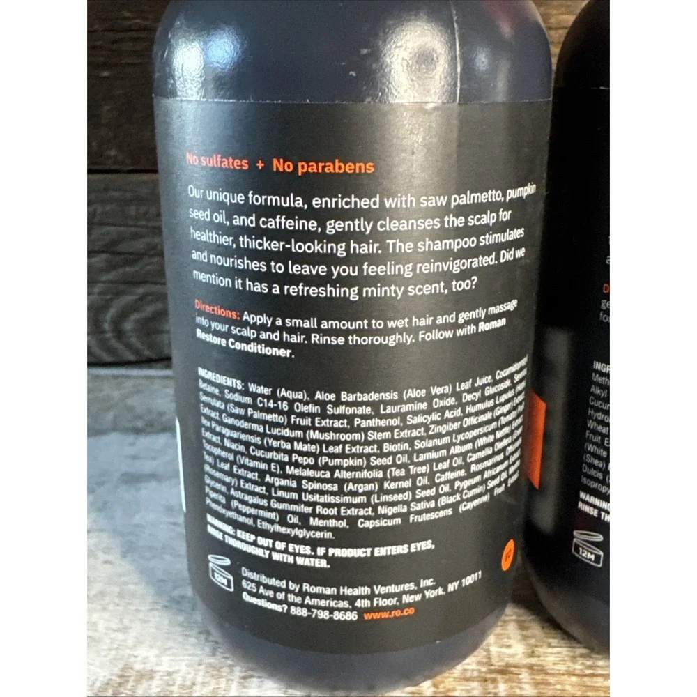 ROMAN Revive Thickening Shampoo & Conditioner 8oz | MSRP = $32